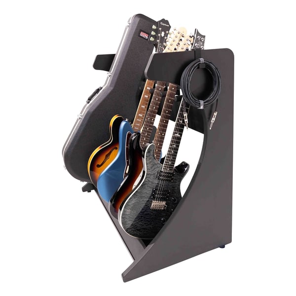 Gator Frameworks GFW-ELITEGTR5RK-BLK Rack per chitarre 5-7 posti in finitura nera<br>