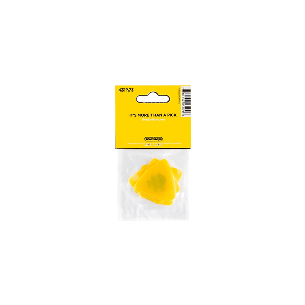 Dunlop 431P Tortex Triangle Yellow .73