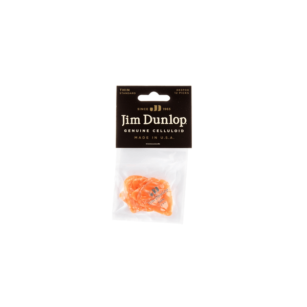 Dunlop 483P#08 Orange Perloid - Thin