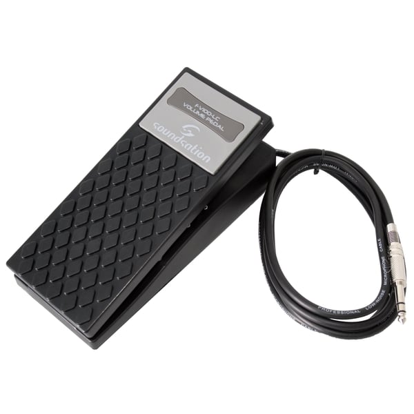 SOUNDSATION Pedale volume/espressione per tastiera con cavo, Jack TRS da 6.3mm e selettore di direzione controllo. Modello FV100-LC