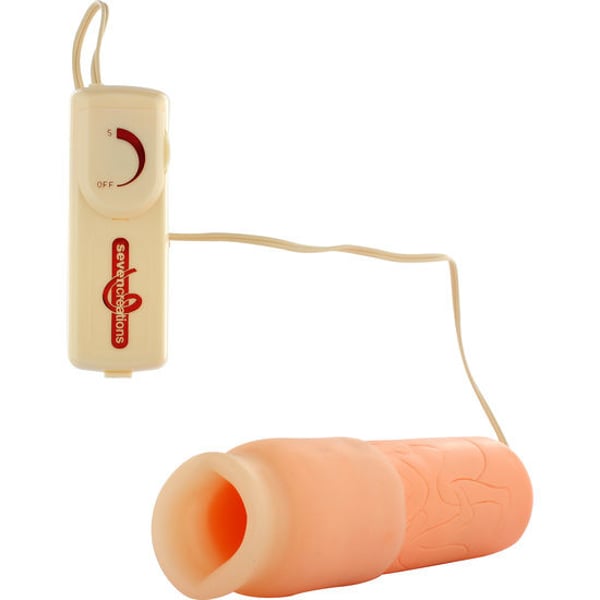 SEVENCREATIONS GOLD MASTURBATOR MIT VIBRATION
