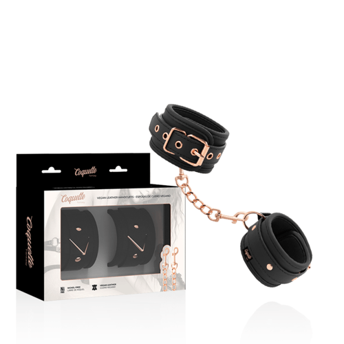 COQUETTE FANTASY COQUETTE CHIC DESIRE - MANETTE IN PELLE FANTASIA VEGANA CON FODERA IN NOPRENE