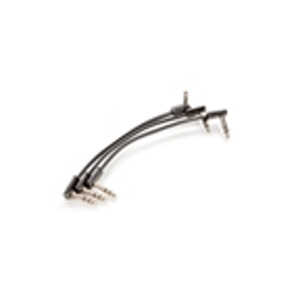 Mxr 3PDCISTR06R Cavi Patch Ribbon TRS 15cm confezione da 3