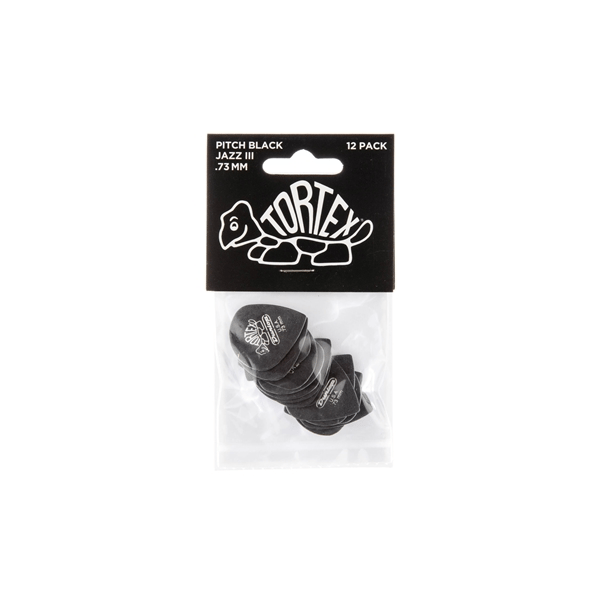 Dunlop 482P Pitch Black Jazz III .73