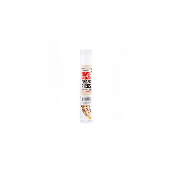 Dunlop 37R BRASS FINGER .018 - TUBO 20 PLETTRI