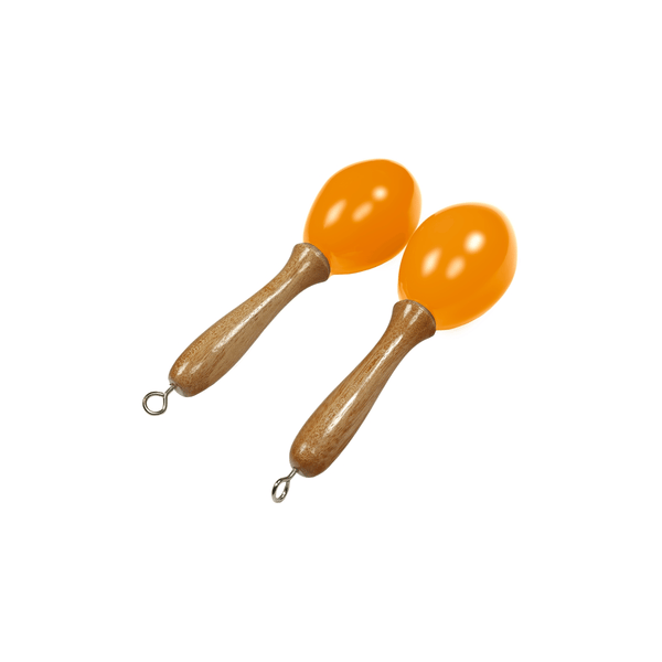 Tanga MARACAS-JAUNE-S Maracas piccole in legno - Gialle