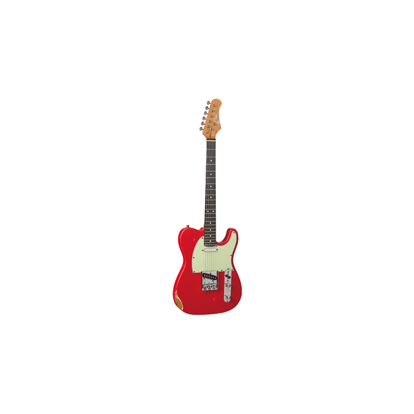 Eko Guitars VT-380 Relic Fiesta Red