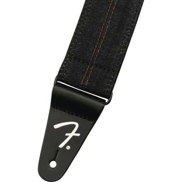 Tracolla in denim Fender® x Wrangler®, Washed Black Stitch