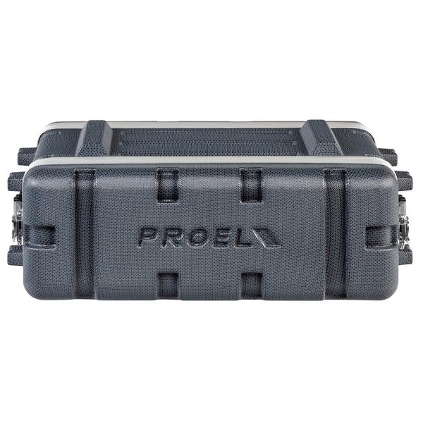 PROEL STAGE Custodia a rack 19' - 3 unità - realizzata in 'Polietilene FORCE'. Profondità interna utile: 307 mm
