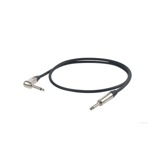 PROEL STAGE Cavo professionale esoterico con connessioni jack mono Neutrik Ø 6.3 mm. -&gt; jack angolare mono Neutrik Ø 6.3 mm.