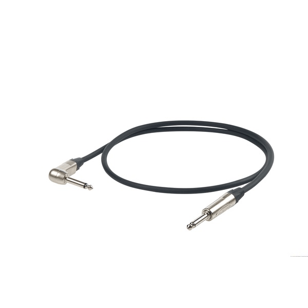 PROEL STAGE Cavo professionale esoterico con connessioni jack mono Neutrik Ø 6.3 mm. -&gt; jack angolare mono Neutrik Ø 6.3 mm.
