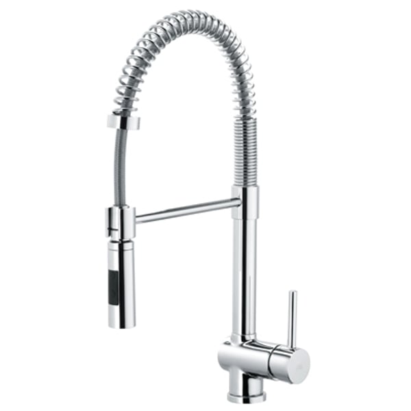 Misc. lavello con molla e doccia estraibile stick