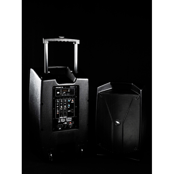 PROEL SOUND Diffusore a 2 vie bi-amplificato con mixer a 3 canali e MEDIA PLAYER