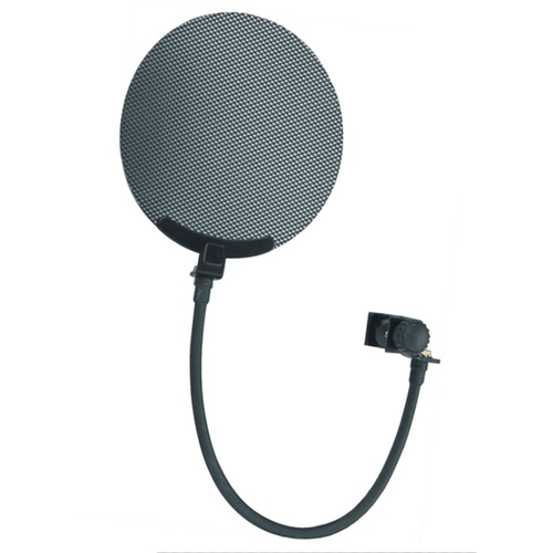 PROEL STAGE Supporto mini con filtro antisibilo in metallo con flessibile regolabile.