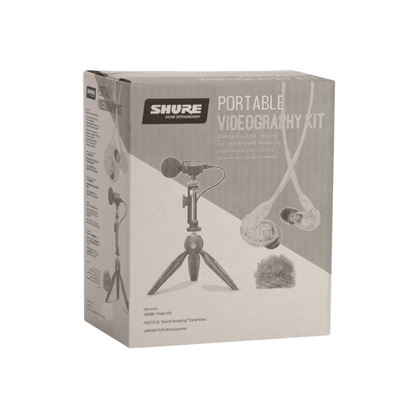 Shure MV88-215CL-BNDL Kit mic MV88 e auricolari SE215-CL