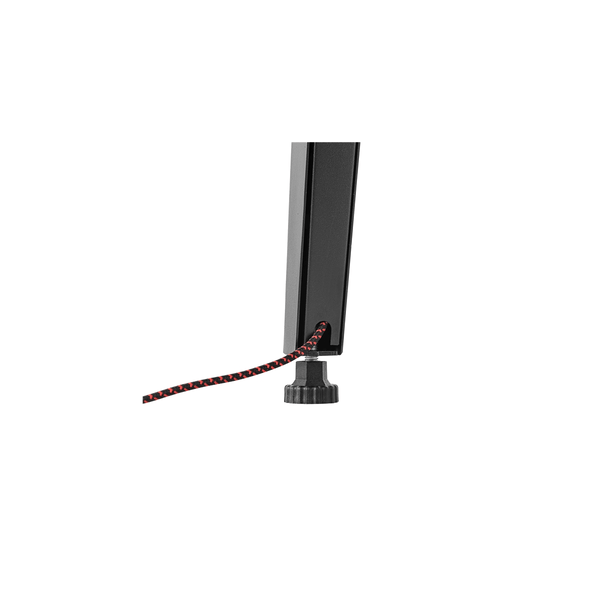 Gator Frameworks GFW-ELITEKEYTBL61-BLK Workstation in legno nera per tastiere fino a 61 tasti<br>