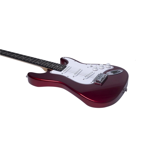 Eko Guitars ST-100 3/4 Chrome Red