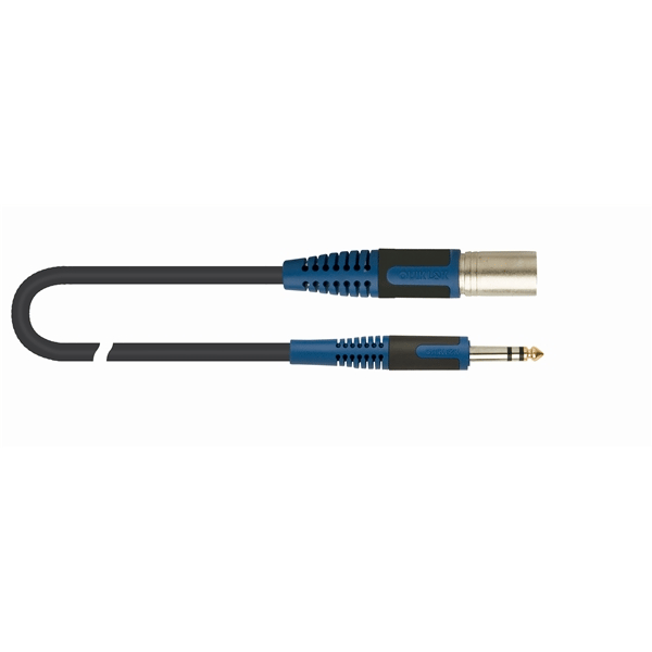 Quik Lok RKSM/344-3 XLR Maschio/Jack Stereo