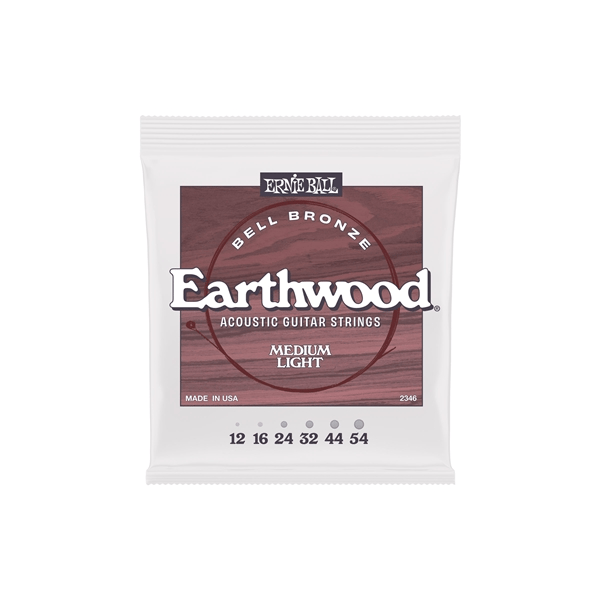 Ernie Ball 2346 Earthwood Bell Bronze Acoustic Medium Light 12-54