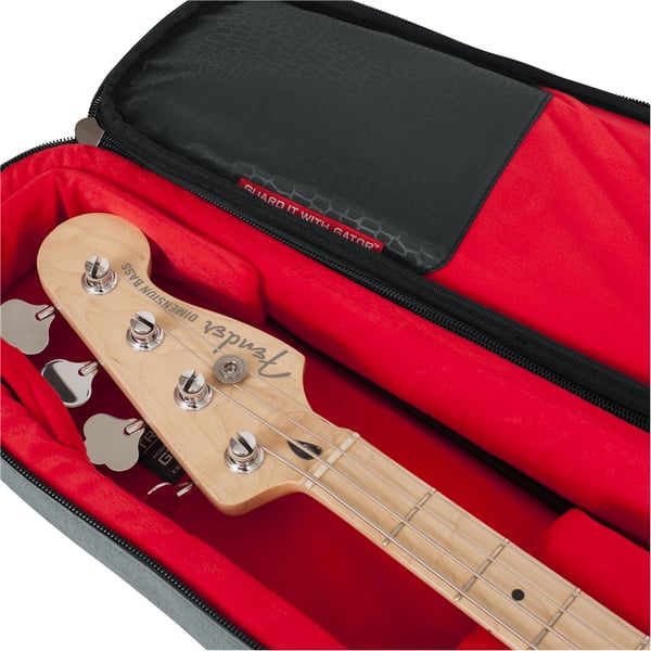 Gator Cases GT-BASS-GRY Borsa Transit basso Grigio chiaro