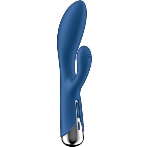 SATISFYER VIBRATOR SATISFYER - SPINNING RABBIT 1 STIMOLAZIONE CLITORIDE E PUNTO G BLU