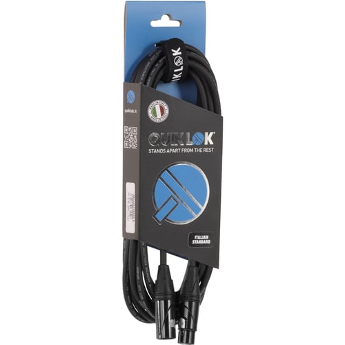 Quik Lok ITST/MF-10 B XLR Maschio/XLR Femmina