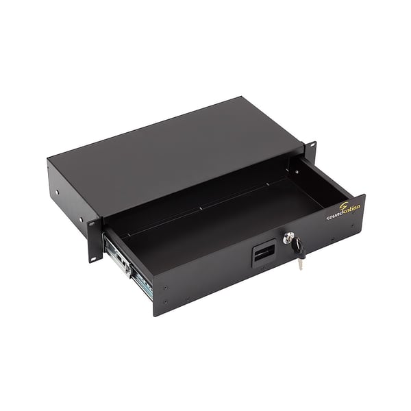 SOUNDSATION Cassetto per rack 19" 2U con serratura