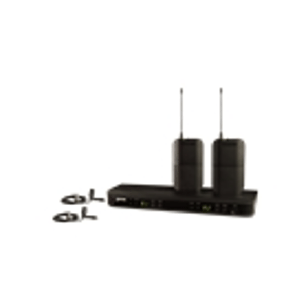 Shure BLX188E-CVL Sistema wireless BLX88E, 2x BLX1, 2x CVL-B/C-TQG. (M17)