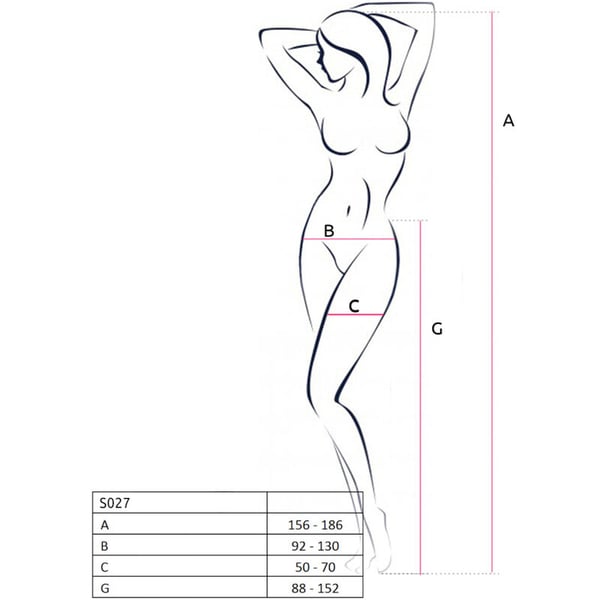 PASSION - S027 CULOTTE STRIP ROUGE TAILLE UNIQUE