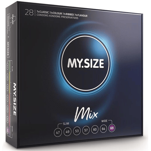 MY SIZE MIX MY SIZE - MIX PRESERVATIVI 69 MM 28 UNIT