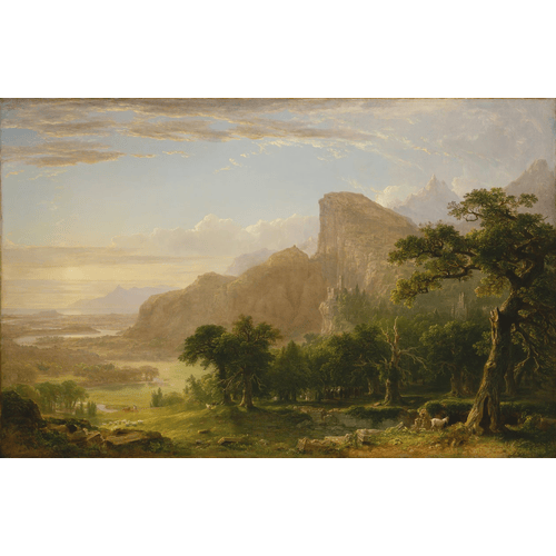 Asher Brown Durand Paesaggio Scena da Thanatopsis