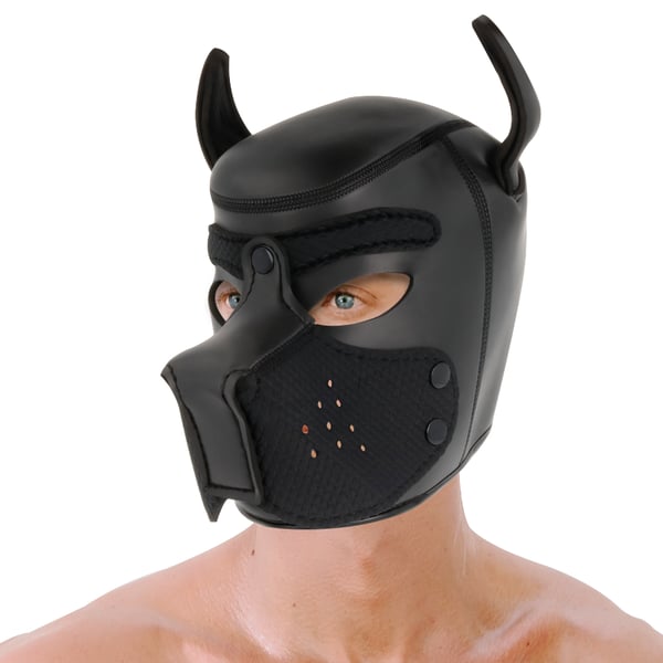 DARKNESS™ - MASQUE POUR CHIEN EN NÉOPRÈNE AVEC MUSEAU AMOVIBLE L
