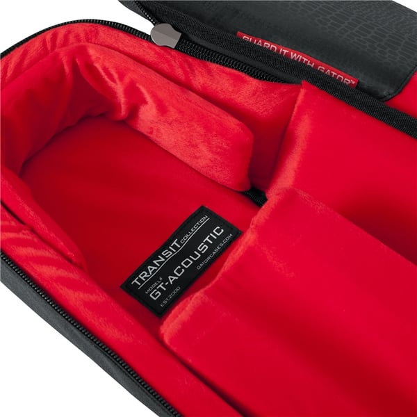 Gator Cases GT-ACOUSTIC-BLK Borsa Transit chitarra acustica Antracite