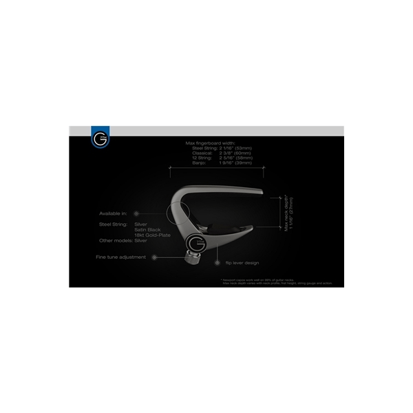 G7TH Newport Classical Silver Capo