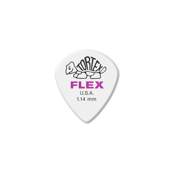 Dunlop 466R114 Tortex Flex Jazz III XL 1.14 mm Bag/72