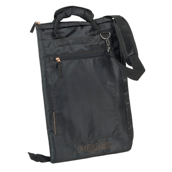 PROEL STAGE Borsa per bacchette in robusto nylon 420D antistrappo con imbottitura in poliuretano espanso ad alta densità da 5 mm. Disponibile in colore nero.