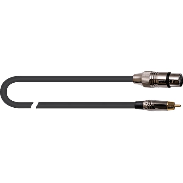 Quik Lok ITST/FRCA-1 XLR F/RCA 1mt