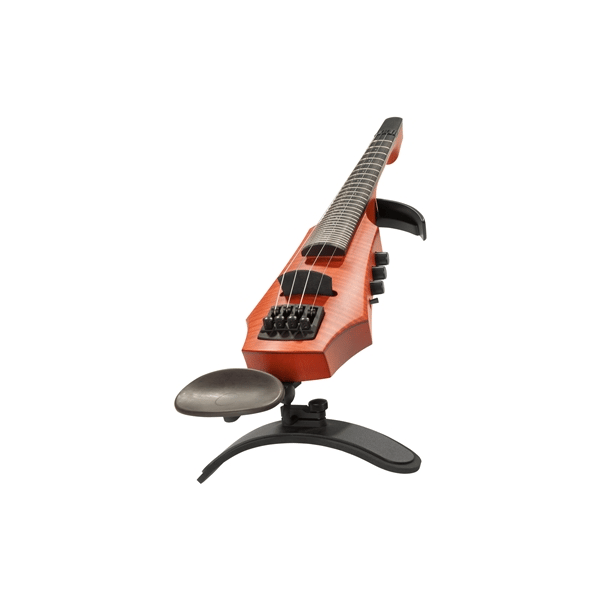 NS Design CR Fretted Electric Violin 4 Amber Stain