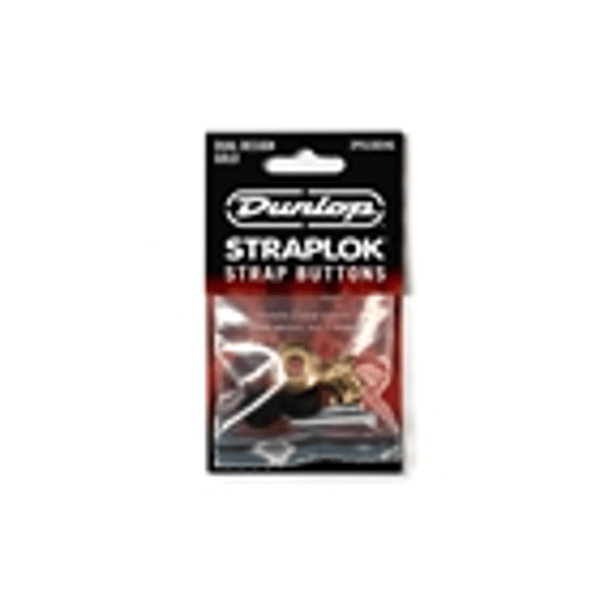Dunlop 2PSLS034G Straplok Dual Button Gold