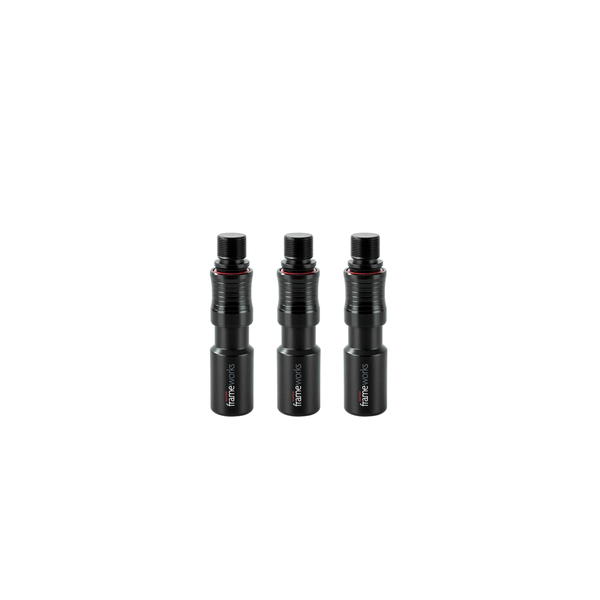 Gator Frameworks GFW-MIC-QRTOP3PK - Set di 3 adattatori con sgancio rapido per microfono