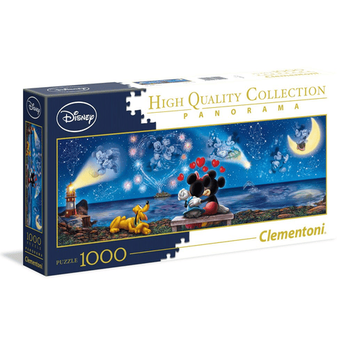 Disney Panorama Jigsaw Puzzle Mickey & Minnie (1000 pieces)