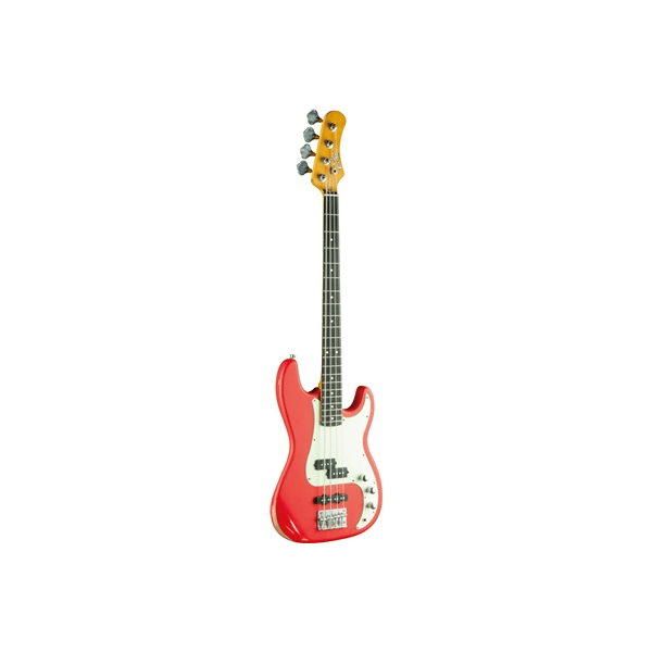 Eko Guitars VPJ-280 Relic Fiesta Red