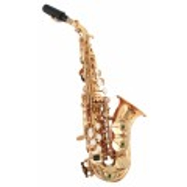SOUNDSATION Sassofono soprano curvo in Sib con chiave FA#