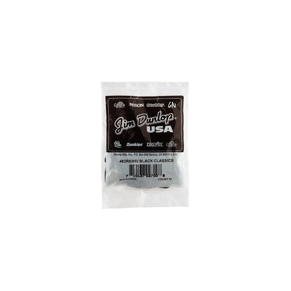 Dunlop 483R#03 Black Classic - Heavy