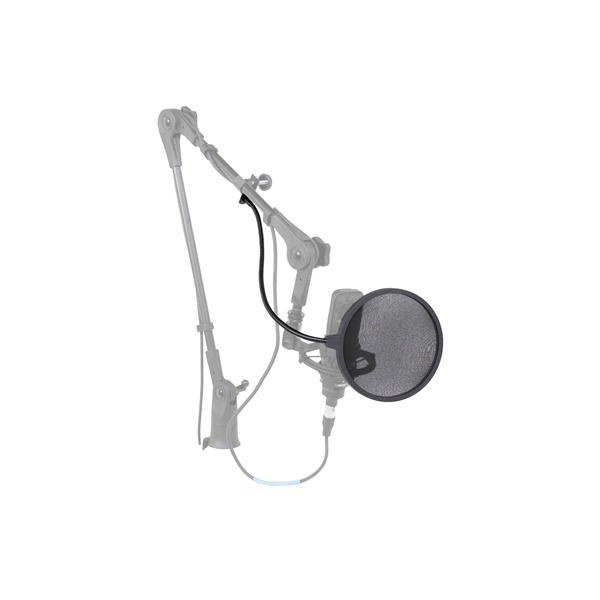 Gator Frameworks RI-POPFILTER Filtro anti-pop per microfono con montaggio a morsetto