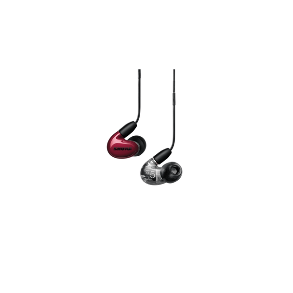 Shure SE53BARD+UNI-EFS AONIC 5 Auricolari colore rosso/trasparente