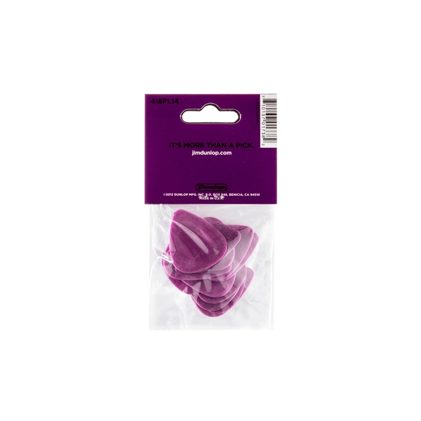 Dunlop 418P Tortex Standard Purple 1.14