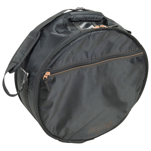 PROEL STAGE Borsa professionale per rullante 6.5 x 14 (altezza e diametro), in robusto nylon 420D antistrappo. Imbottitura10 mm. Disponibile in colore nero.