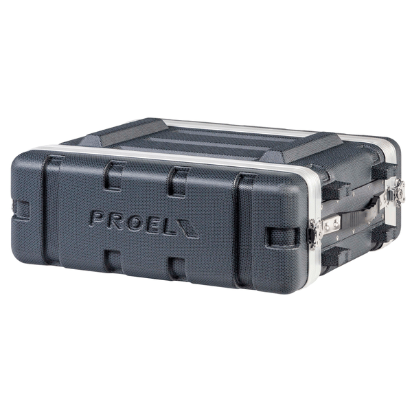 PROEL STAGE Custodia a rack 19' - 3 unità - realizzata in 'Polietilene FORCE'. Profondità interna utile: 307 mm