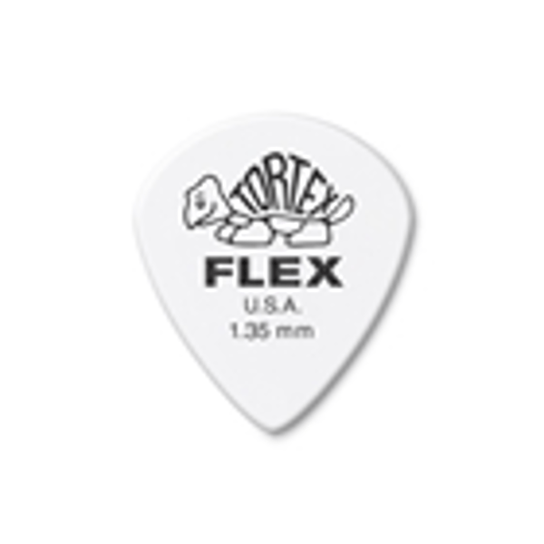 Dunlop 468R1.35 Tortex Flex Jazz III 1.35mm bag/72